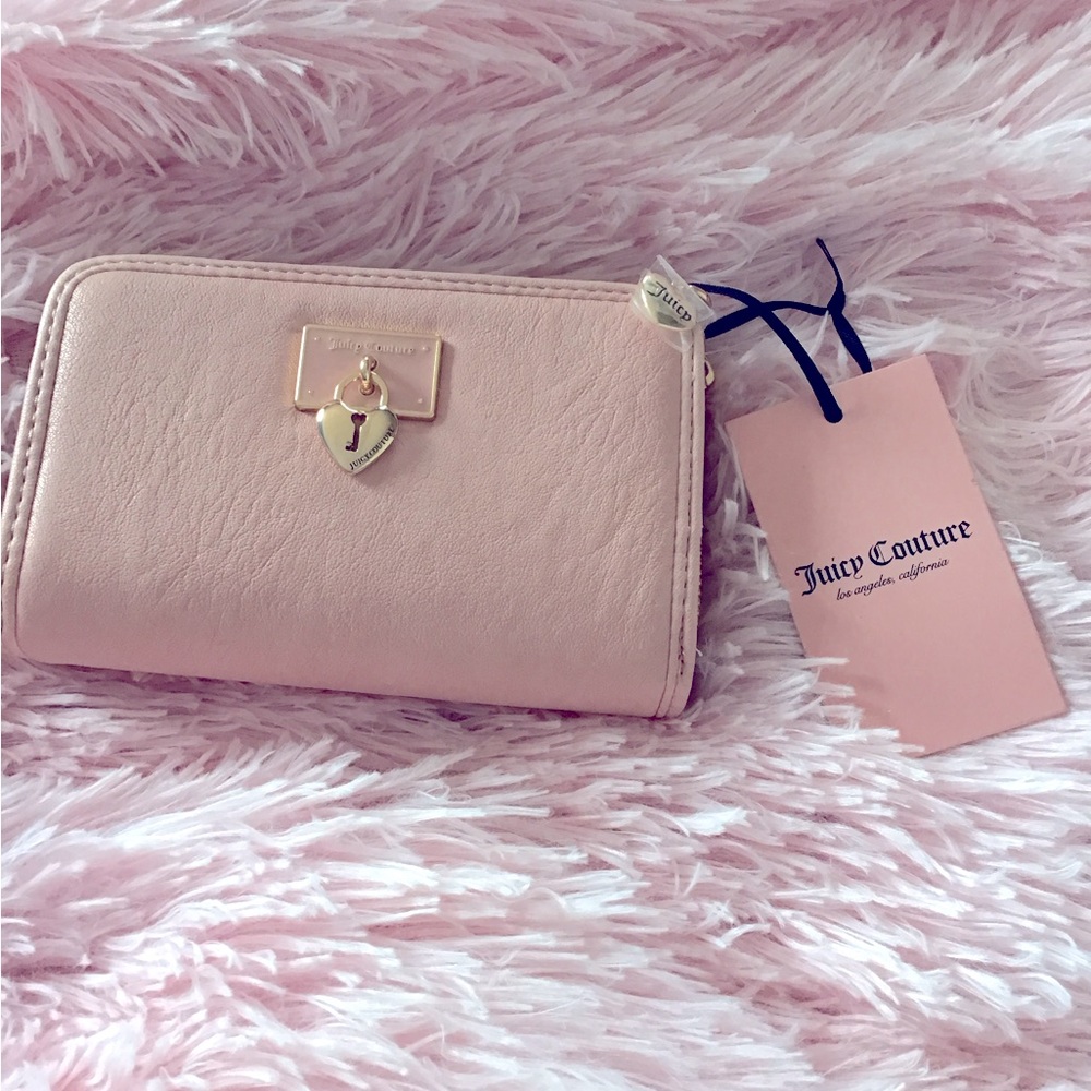 New Juicy Couture Pink Diamond Multi Compartment Bifold Wallet with tags
